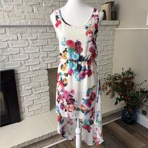 Ardene White Floral High-Low Dress